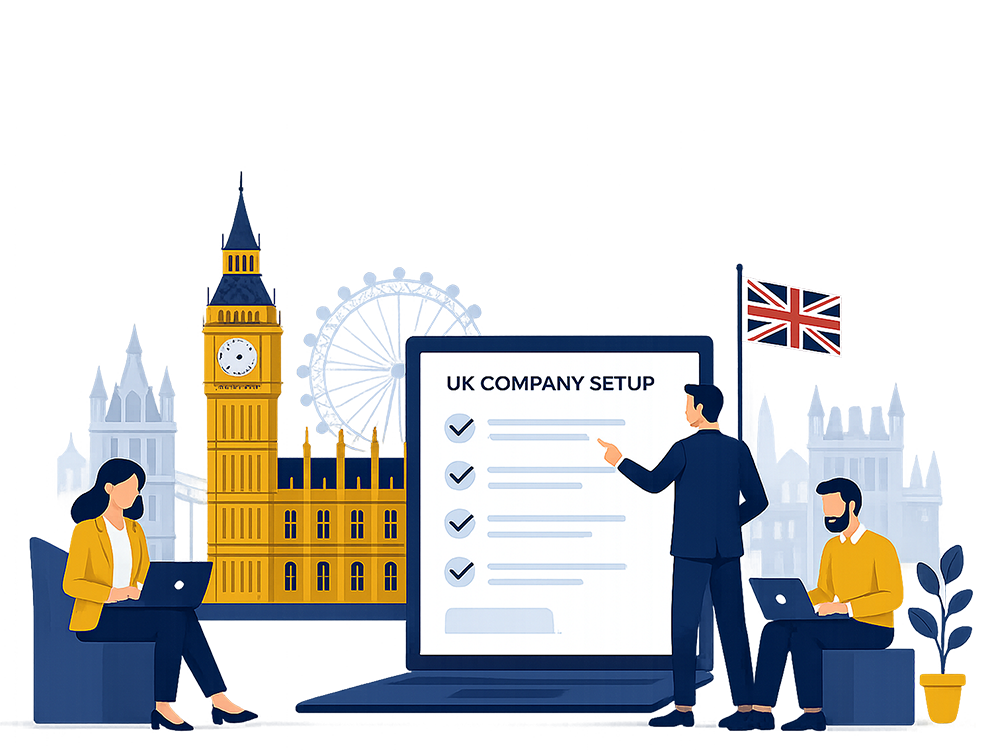 UK business setup and administrative support